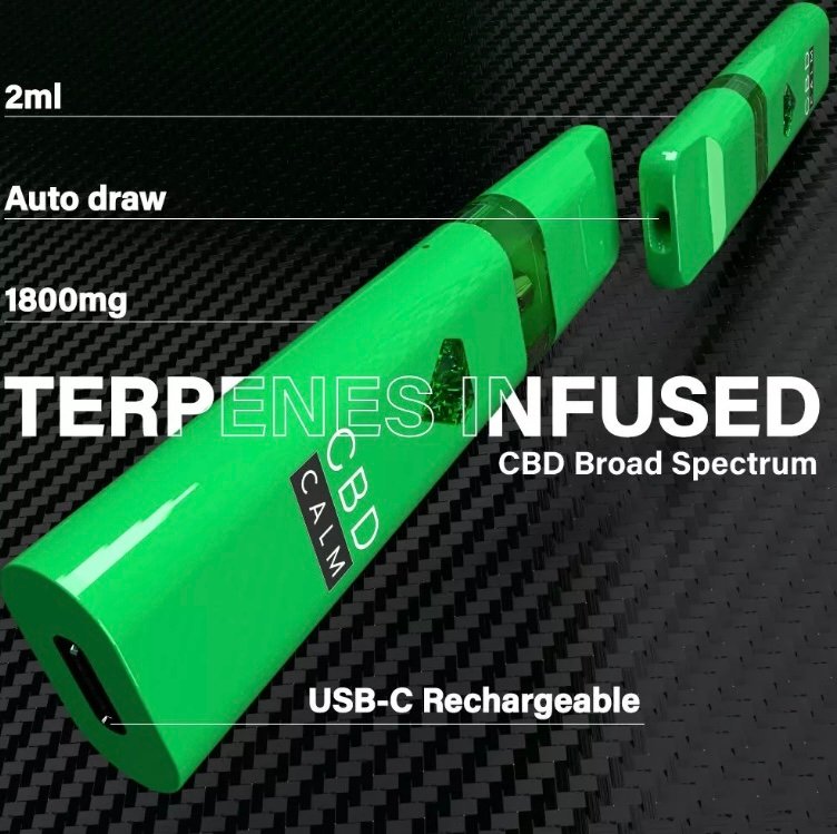 Natural - CBD Distillate 1800mg Disposable Vape | CBD Calm - Image 4